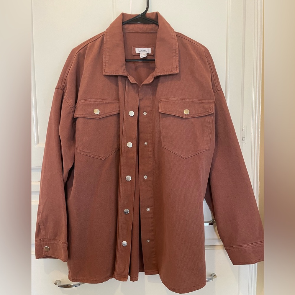 Oversized Denim Shacket
